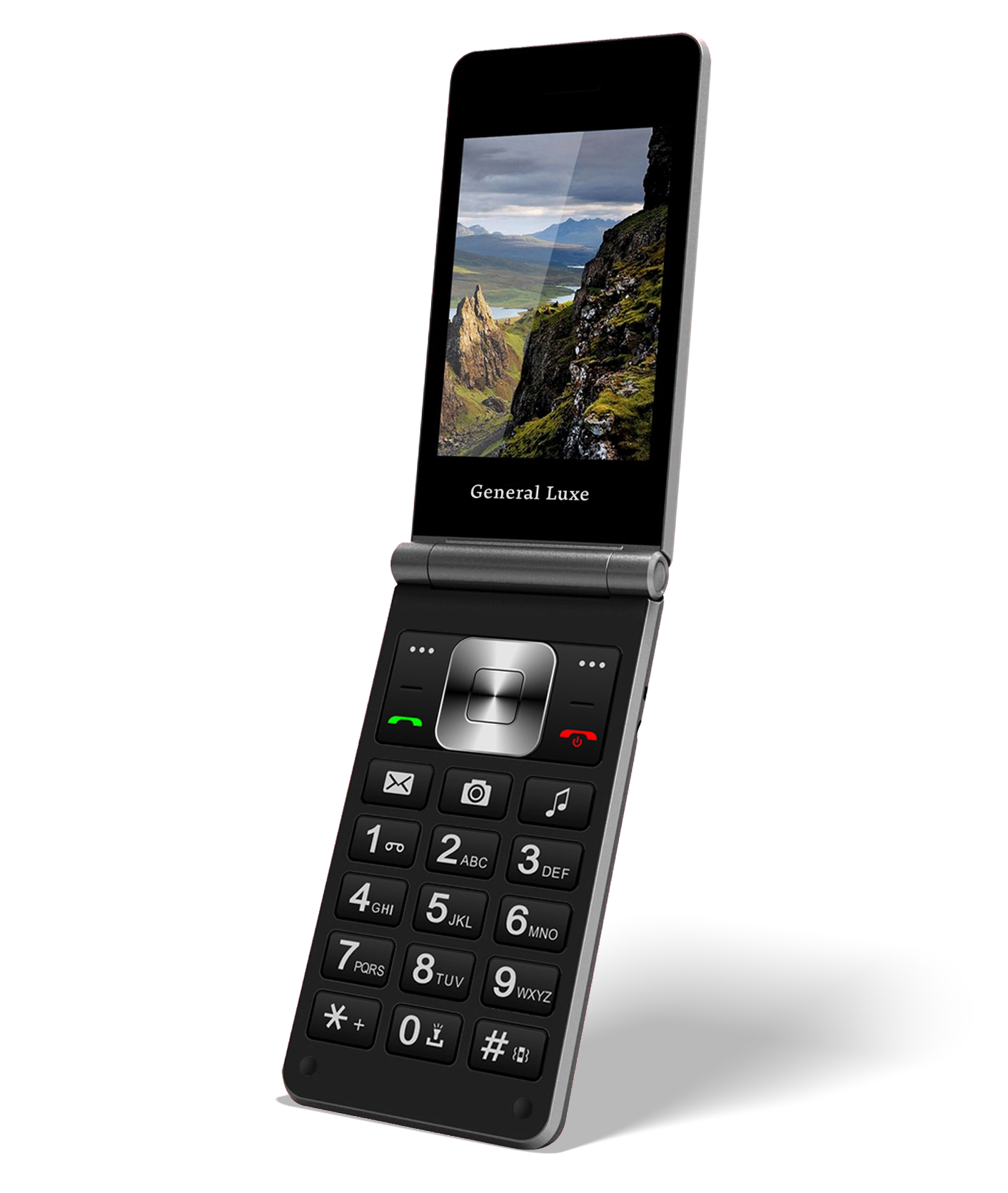 General Luxe Flex flip feature phone